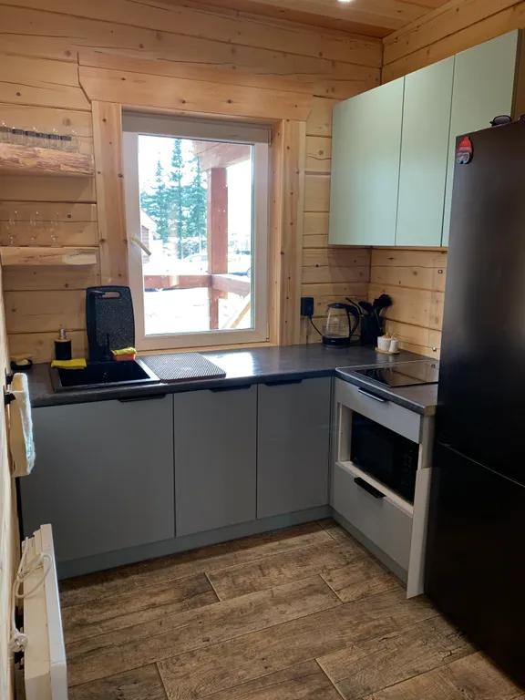 Домик в Геше: снег снаружи, тепло внутри