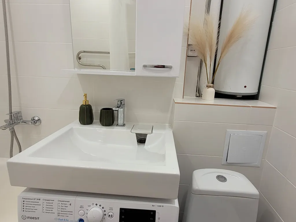 Уютная квартира с видом на заснеженные горы