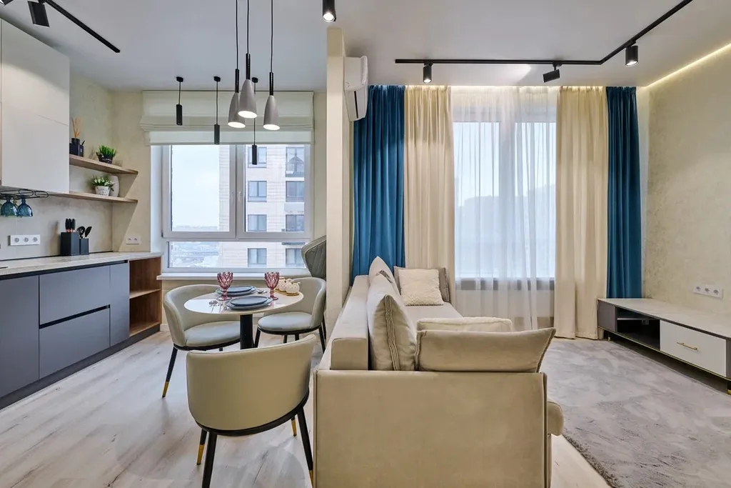 Квартира Квартира Студия с видом на Москва сити и набережную Москва реки — Москва