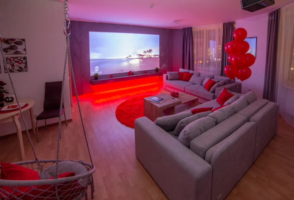 Бордовый закат в Чемпион-парк