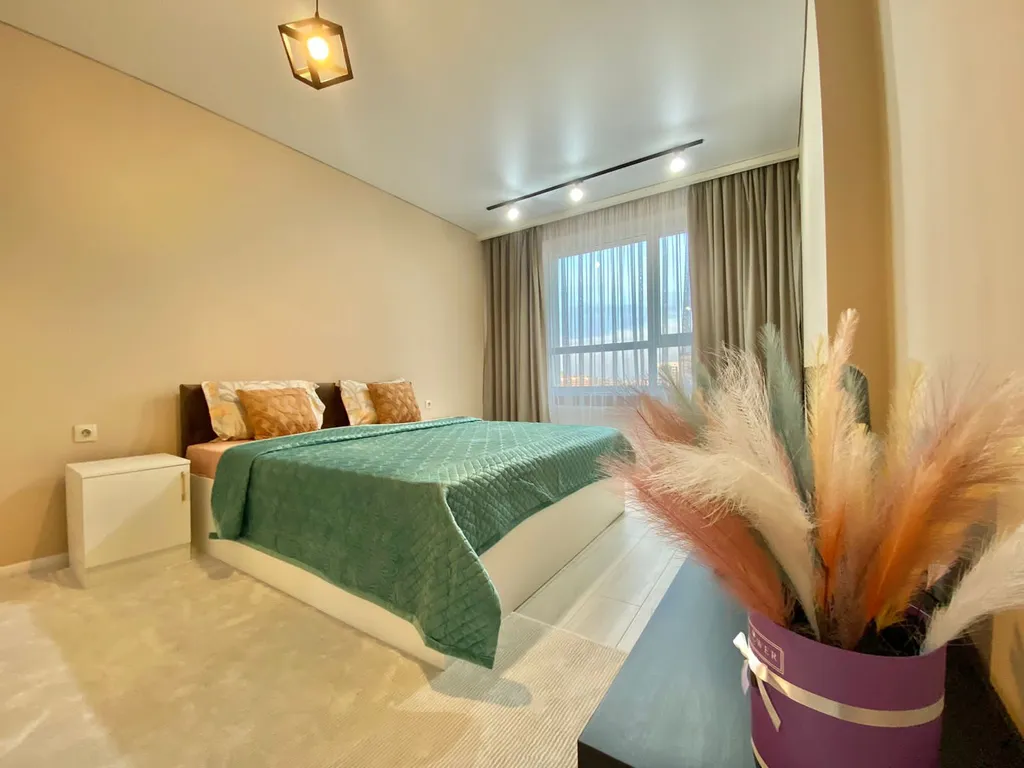 Просторная двухкомнатная квартира в ЖК Ala-Park — аренда посуточно в Алматы