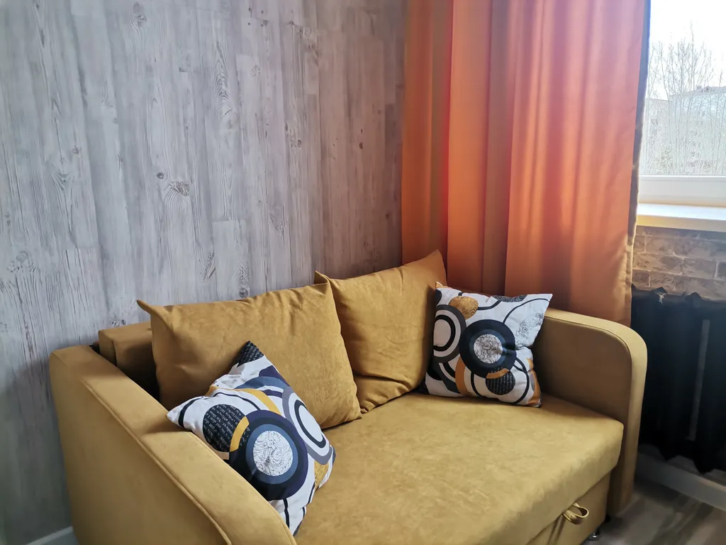 Светлая и стильная студия с удобным расположением