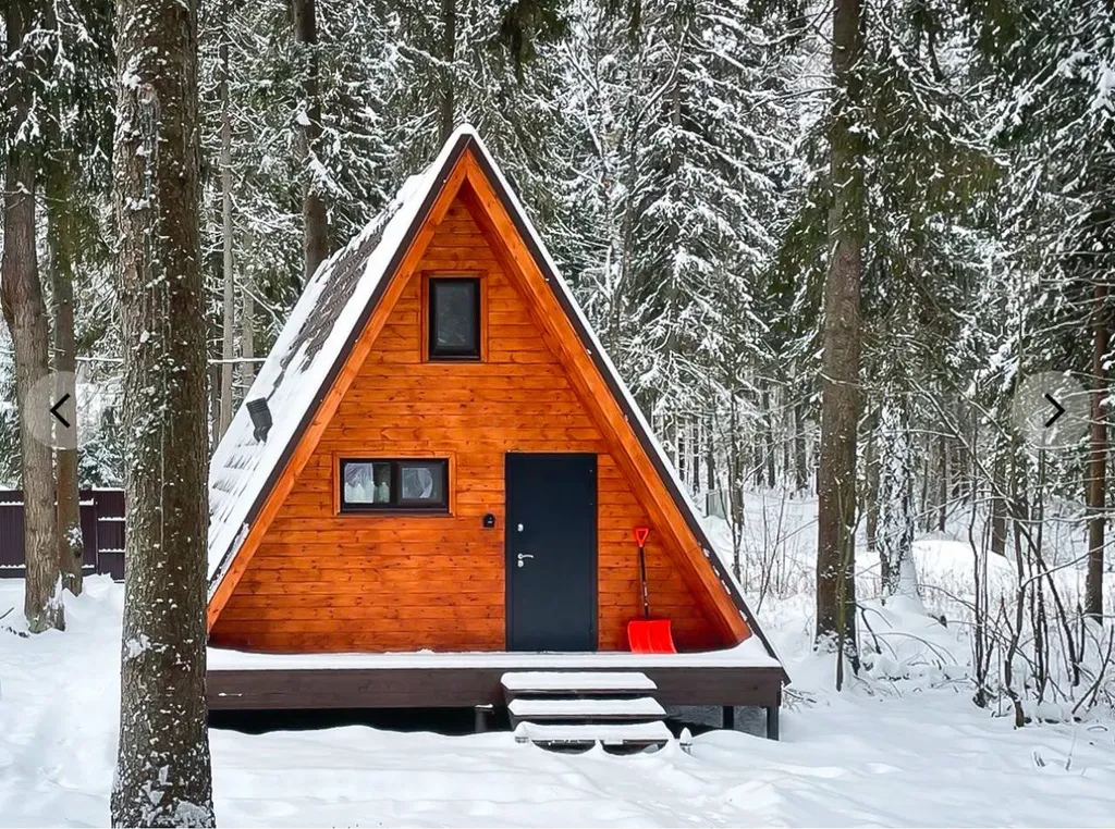 Домик с баней в лесу