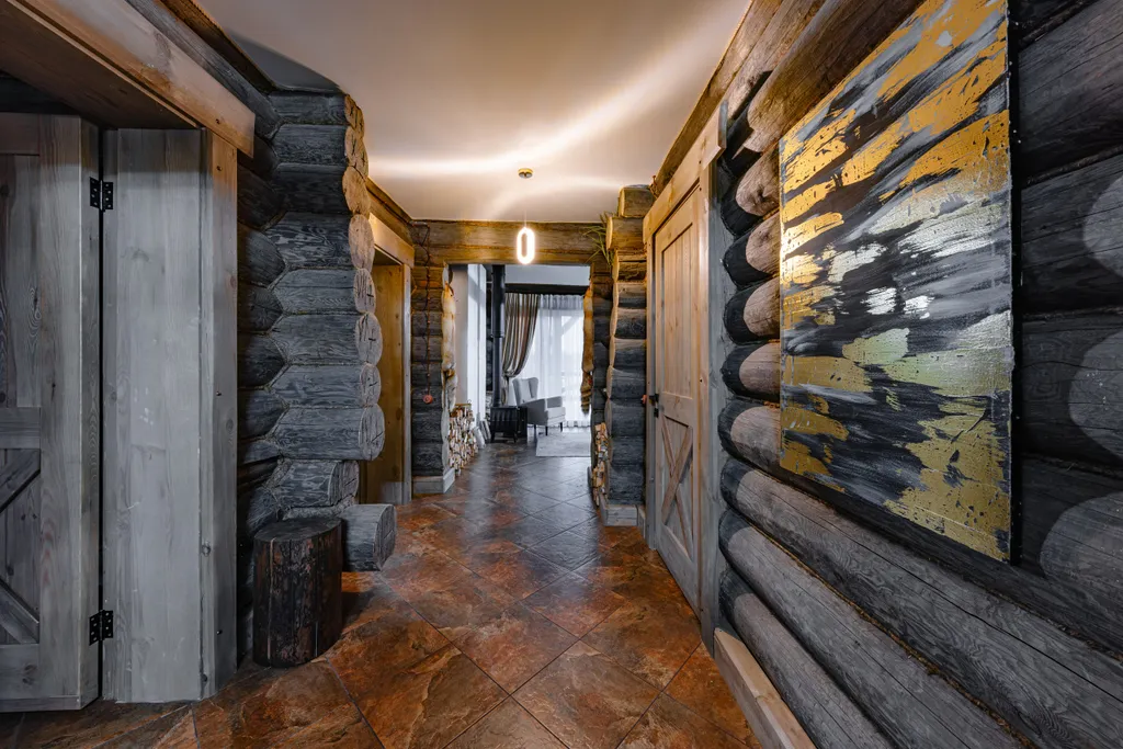 Дом  с летней кухней на три спальни с камином и террасой