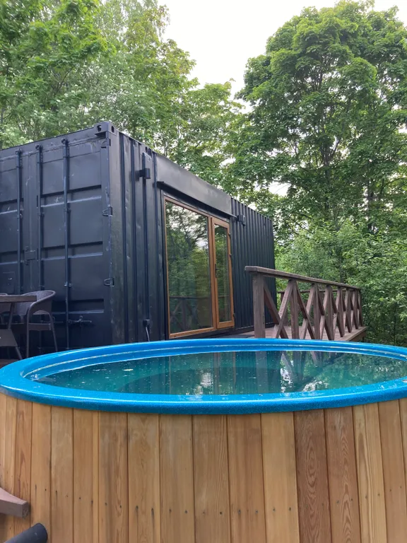 Коттедж Дом Secret Garden с купелью и панорамными окнами — аренда посуточно в Мельниково