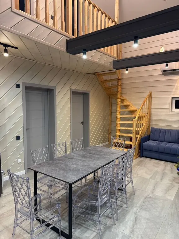 Новый дом в лесу с сауной и сибирским чаном