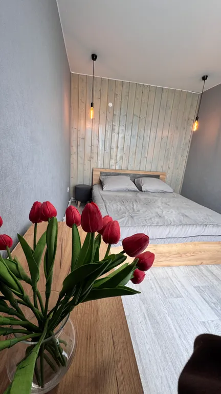 Дом 70m2 — чан, кухня, вид на озеро