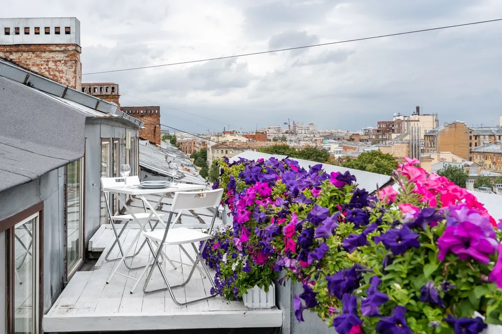 Квартира Квартира Магический апартамент с выходом на крышу — Санкт-Петербург