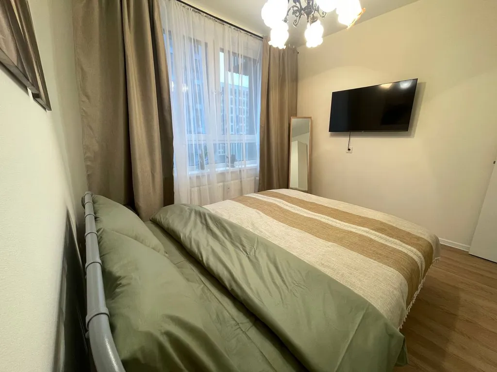 Новая уютная евродвушка с балконом возле аэропорта Домодедово