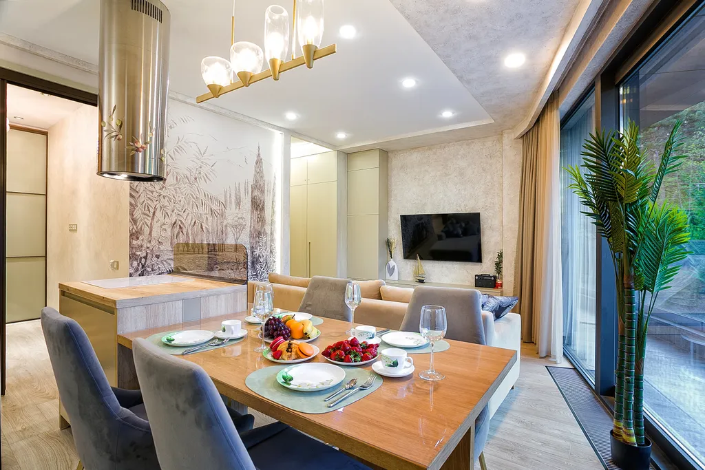 Апартамент с отдельной спальней и с детской спальней, большой террасой