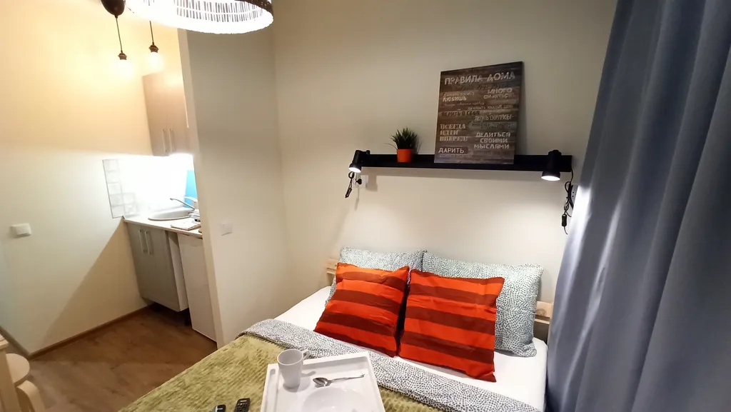 Комфортная студия для проживания двоих гостей