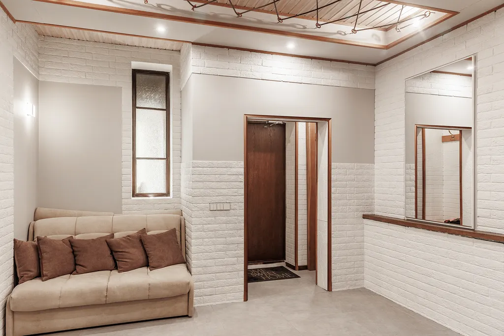 Современный дом с бассейном и сауной для большой компании