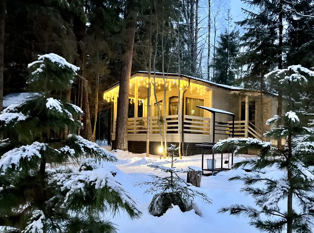 Коттедж Дизайнерский коттедж на берегу озера Волго на Селигере — Турбаза Чайка