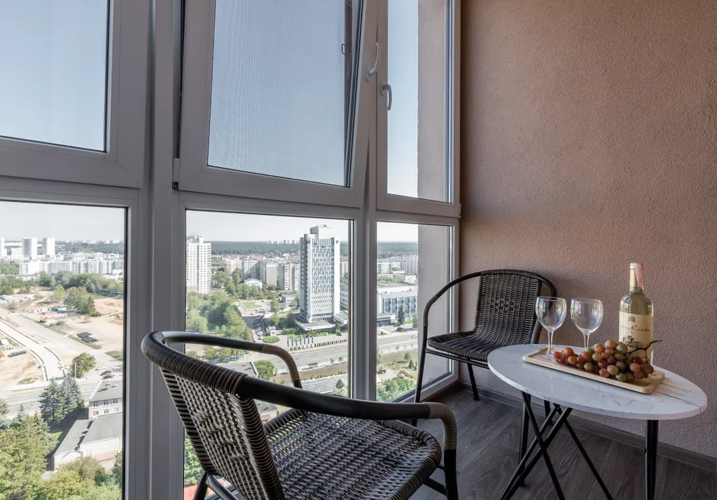 Современный апартамент с видом на Национальную библиотеку