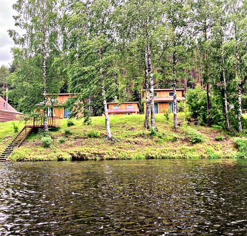 Семейный дом с сауной у реки N3
