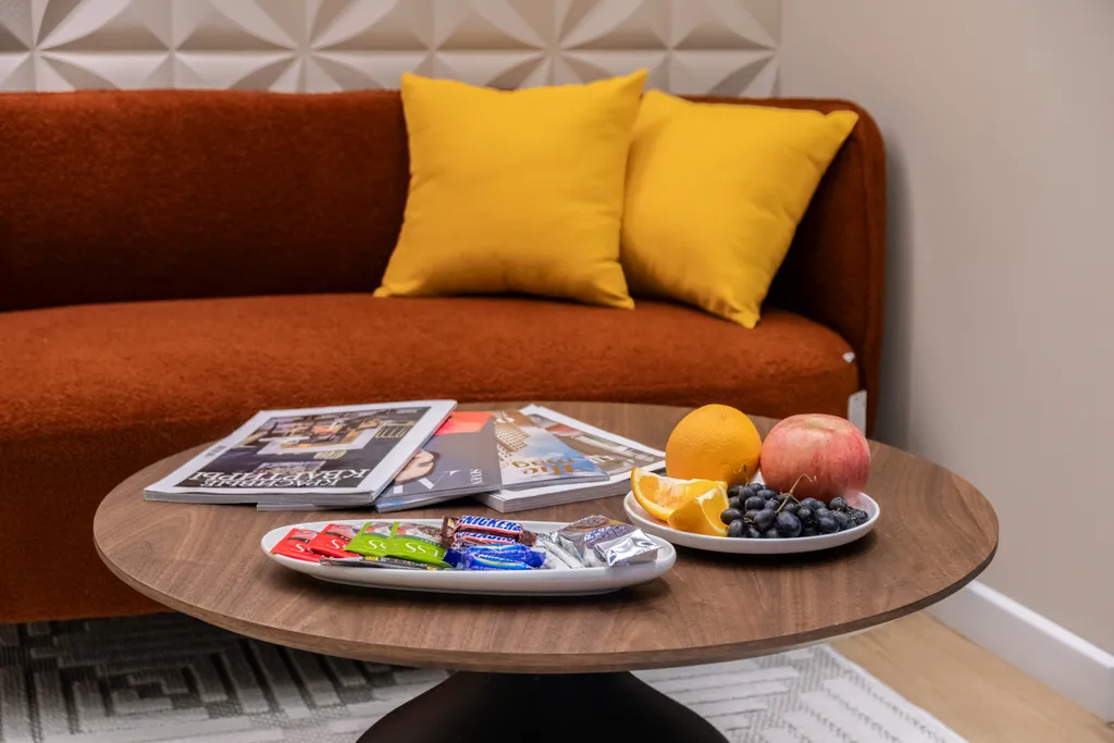 Стильная студия с прекрасным видом на город в U-Tower