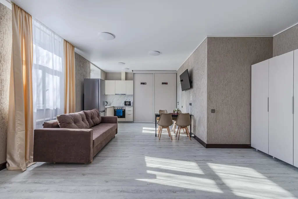 Большая студия для отдыха и восстановления после долгой поездки