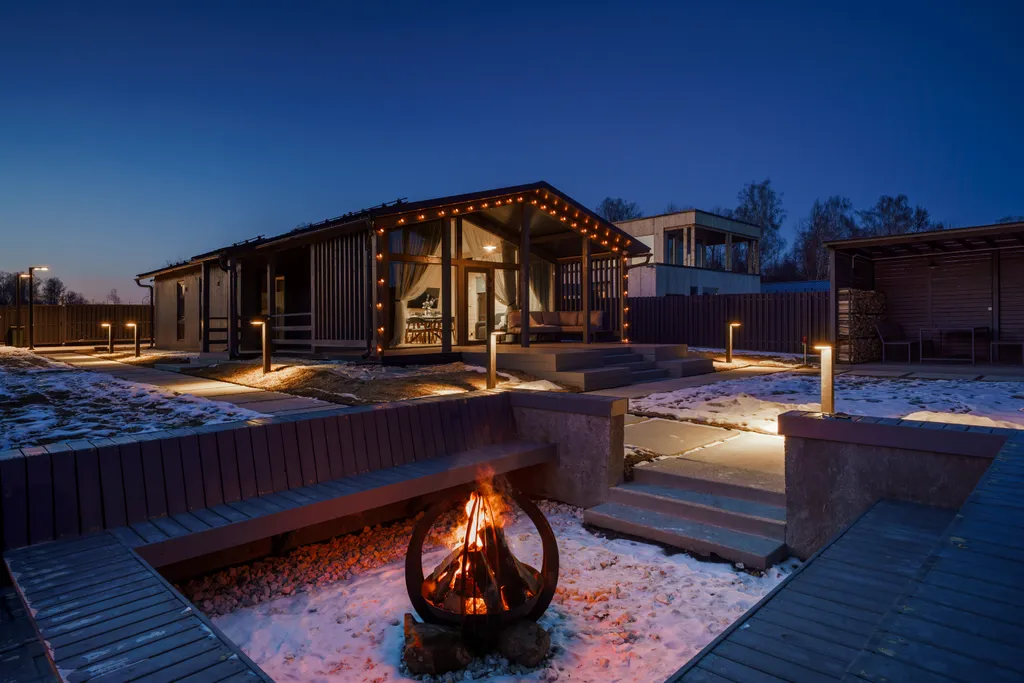 Коттедж Моя атмосфера - дом с сауной, банным чаном и костровой зоной — аренда посуточно в Истра