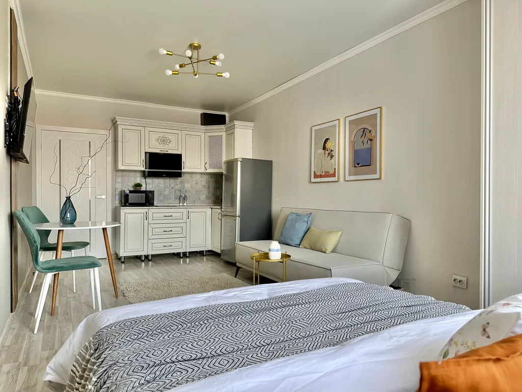 Студия Оазис с видом на Коктобе