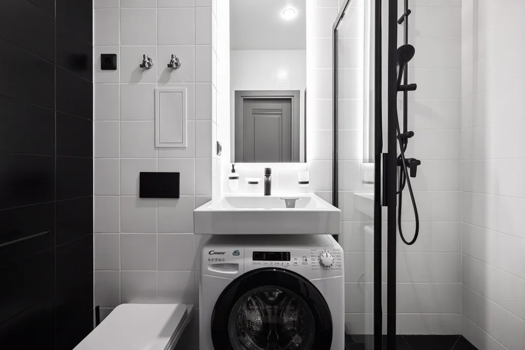 Квартира Квартира Студия в ЖК Park Side в монохромном стиле №1 — Санкт-Петербург