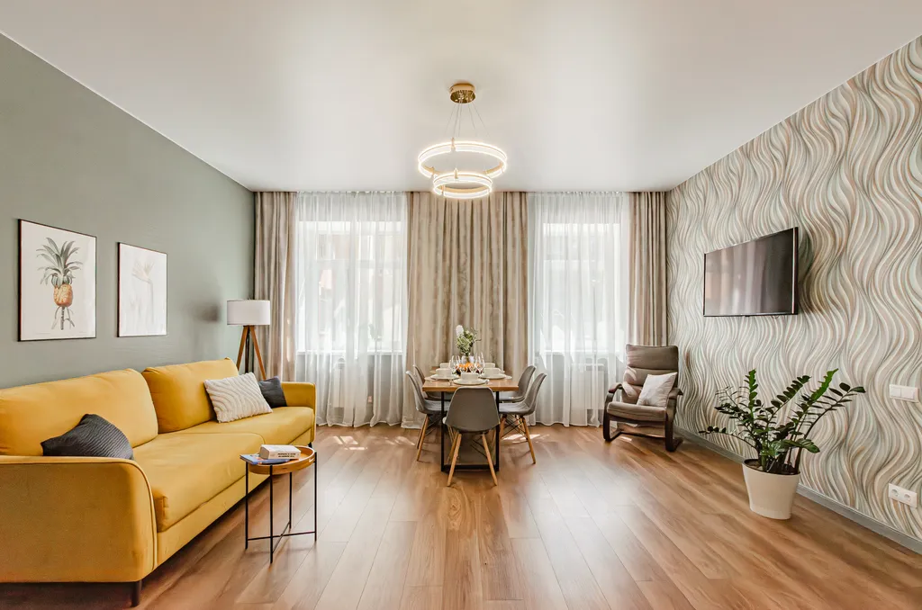 Просторная квартира с закрытым паркингом