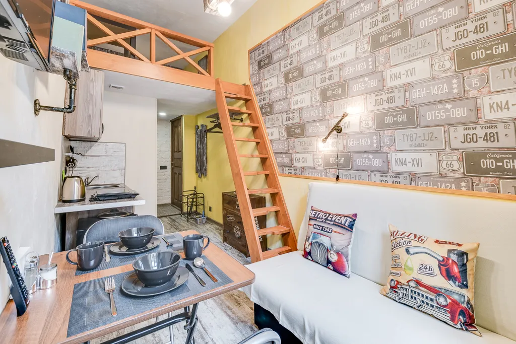 Квартира Квартира Уютная двухуровневая студия в центре города в 5 минутах от метро — Санкт-Петербург