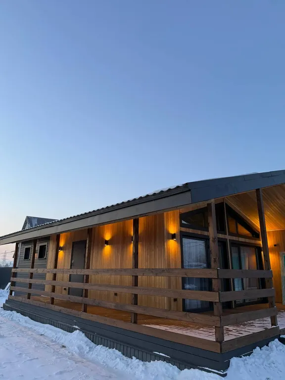 Дом с баней у реки