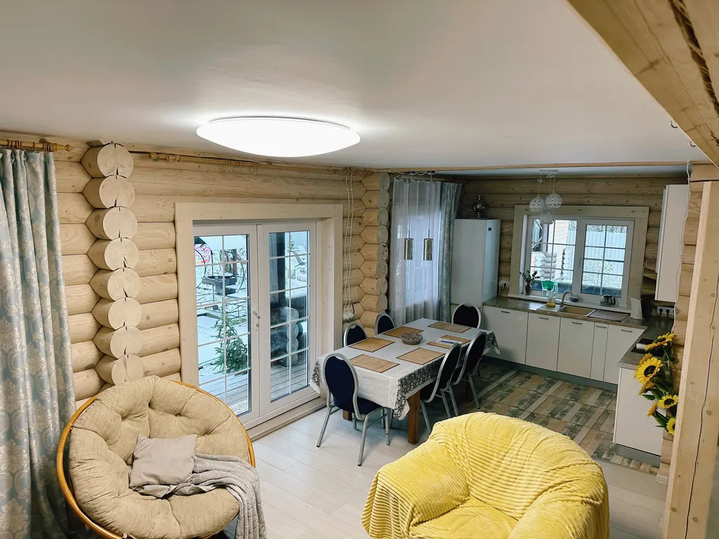 Коттедж Теремок с сибирским банным чаном на новой Риге — Истра