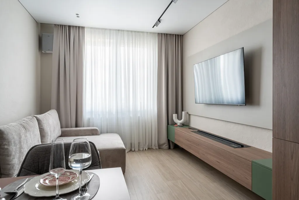 Apart-Deluxe Легенды моря: Дизайн 2к.кв. в ЖК Альпы, ул.Мира, Музтеатр