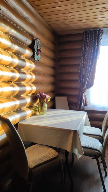 Уютный дом с камином и кедровой баней-бочкой на дровах