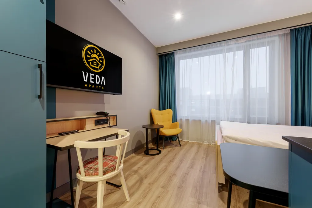 Апартамент VEDA Aparts в Domina Пулково с Лоджией