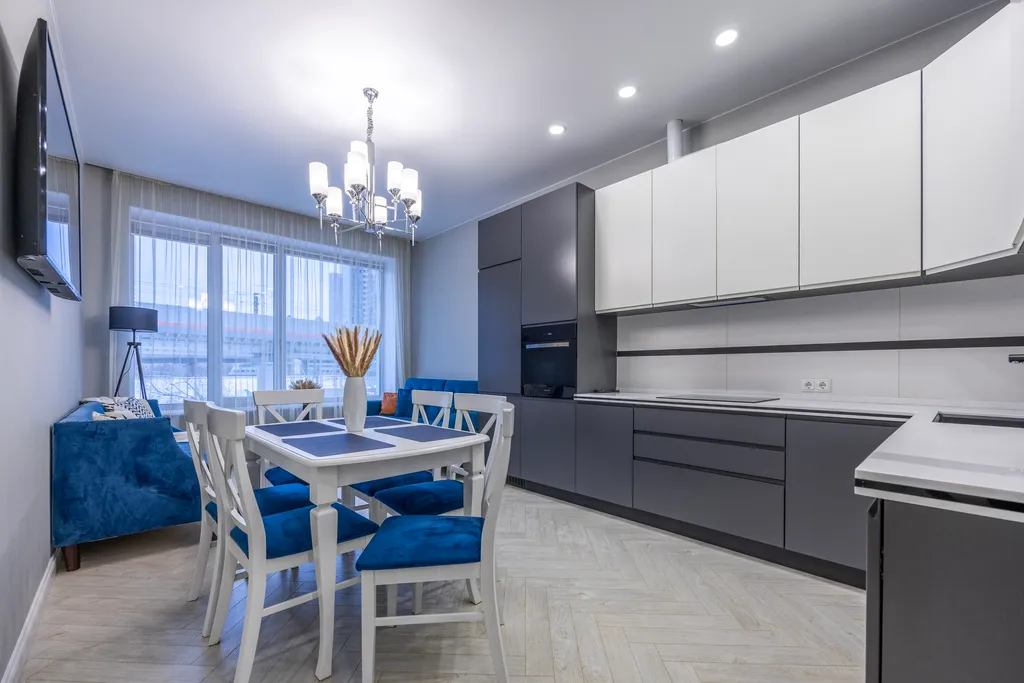 Квартира Квартира Дизaйнeрcкая евротрёшка в ЖК Нeаdliner — Москва