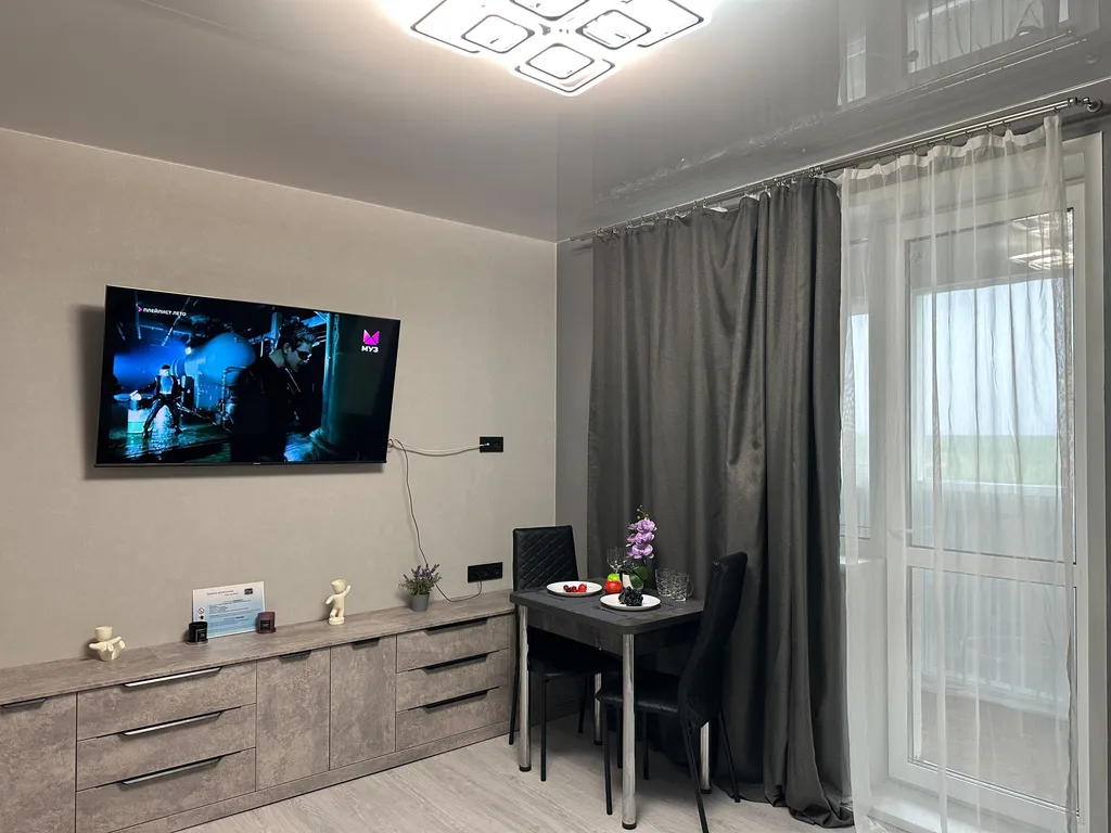 Студия с кофемашиной