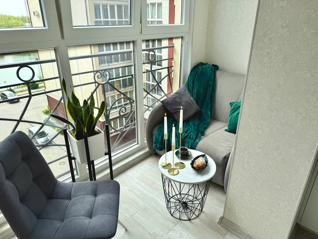 Квартира с видом на озеро