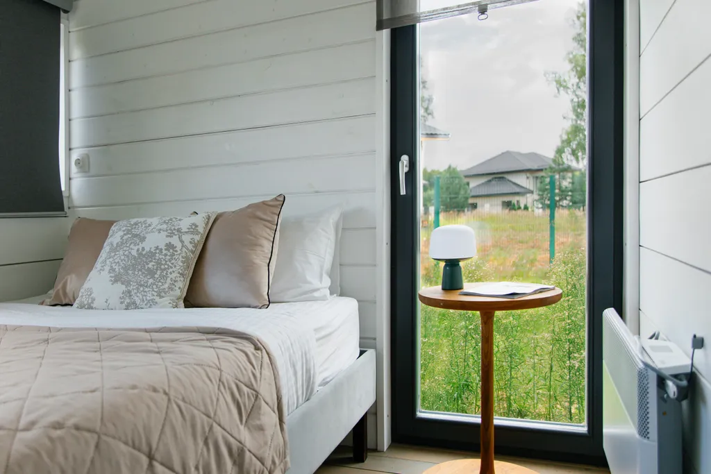 Дом с баней с видом на лес