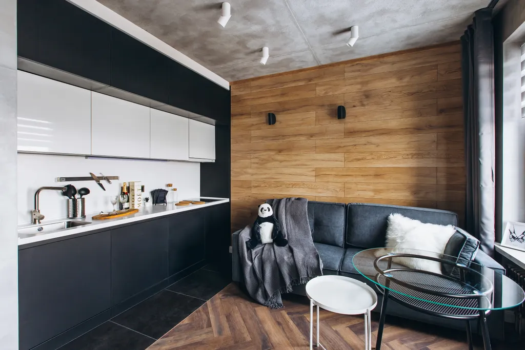 Loft с кухней, большой ванной и видом на Ботанический сад