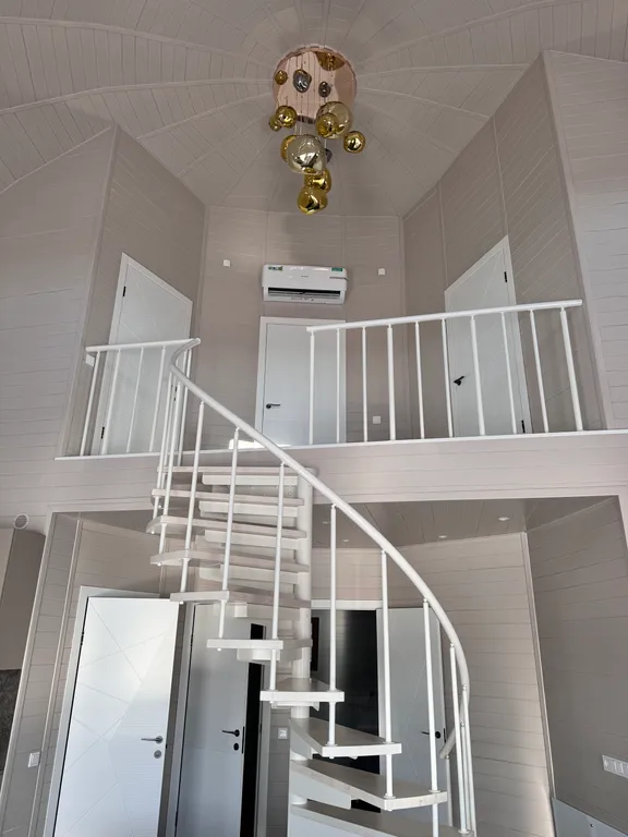 Уникальный дом-сфера с русской печью