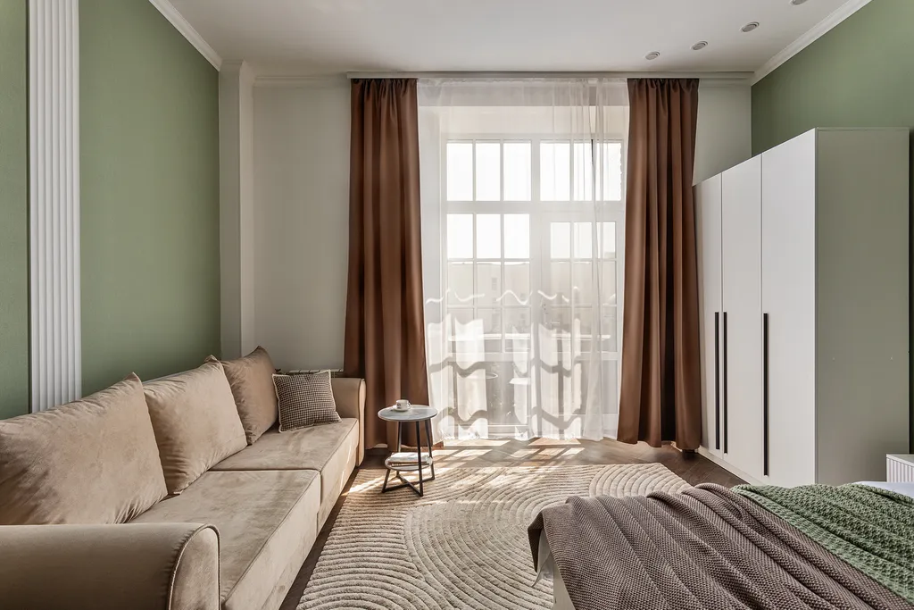 J&N Apartments Дизайнерская видовая студия с балконом