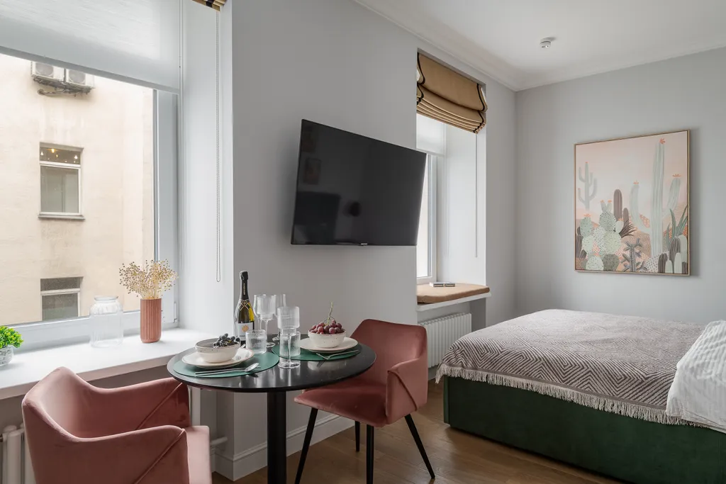 Квартира Квартира Green studio near Mayakovskaya metro station — Москва