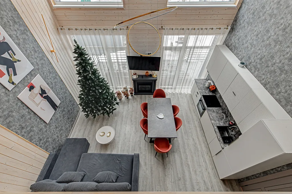 Дом с чаном в лесу