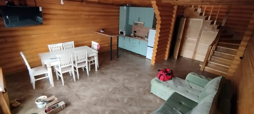 Новый дом из сруба в Даргавсе