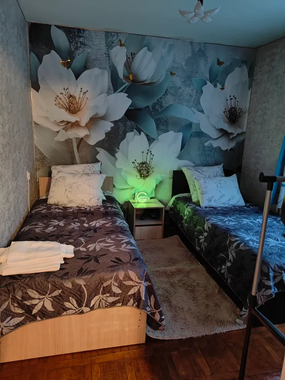 Красивый вид с 2 балконов на горы и реку