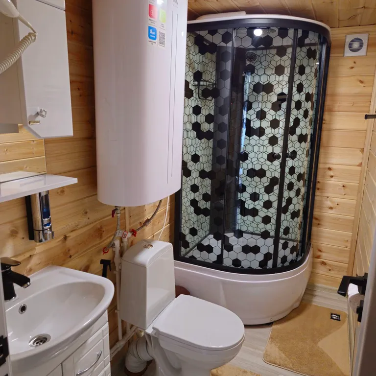 Барнхаус в хвойном лесу