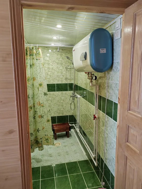 Комплекс с баней из бруса на берегу моря