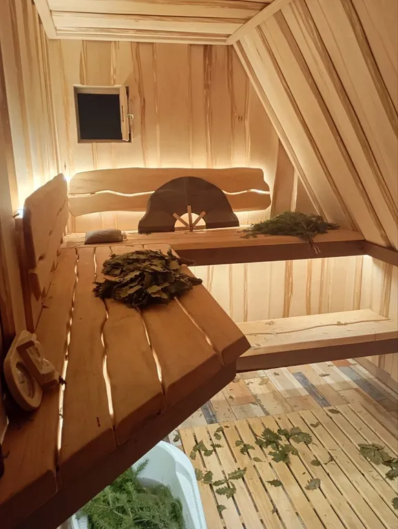 Домик Царская баня бассейн с подогревом