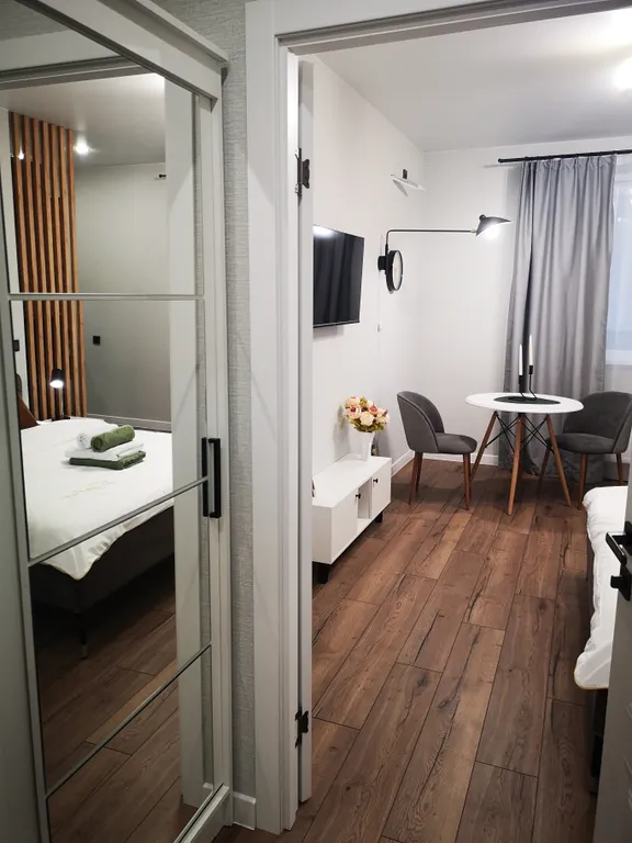 Студия с зонированной кухней в Самолёт-3