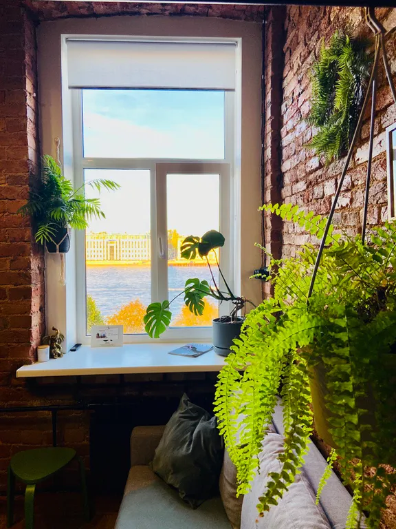 Green Loft Neva View с потрясающим видом на Неву