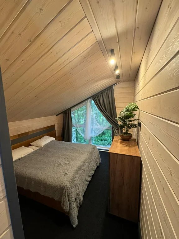 Барн хаус с видом на лес и горы