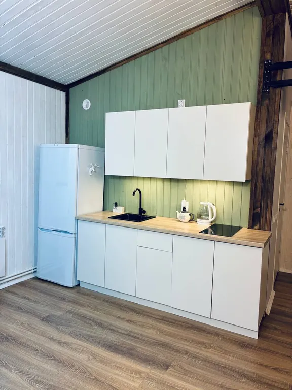 Панорамный дом в лесу