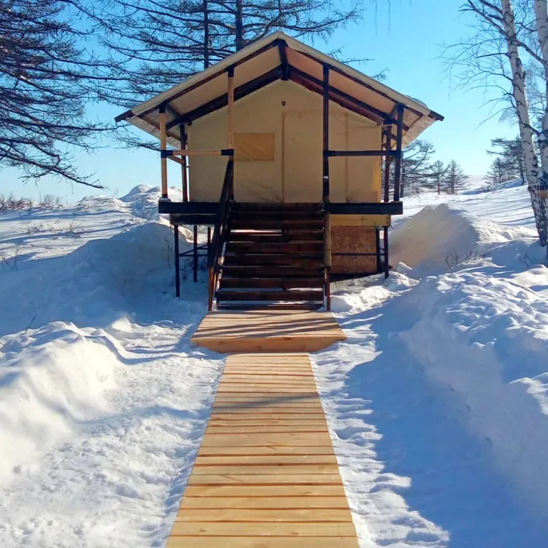 Уютное шале на природе в экопарке